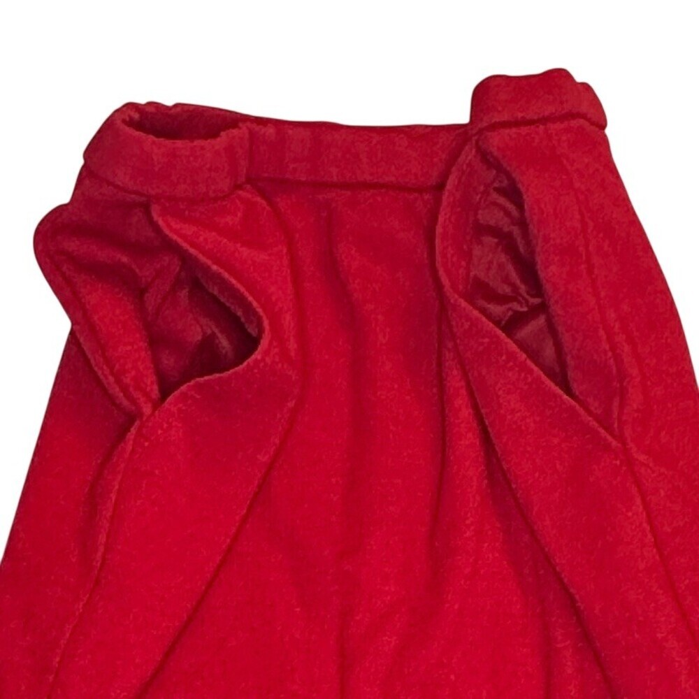 #262 Bleyle Pencil Skirt Womens Size 10 Red Vintage - Picture 4 of 6